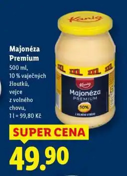 Lidl MAJONÉZA PREMIUM nabídka