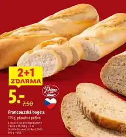 Lidl Francouzská bageta nabídka