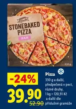 Lidl Pizza nabídka