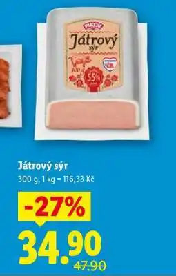 Lidl Játrový sýr nabídka