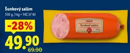 Lidl Šunkový salám nabídka