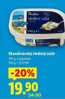 Lidl Skandinávský sled'ový salát nabídka