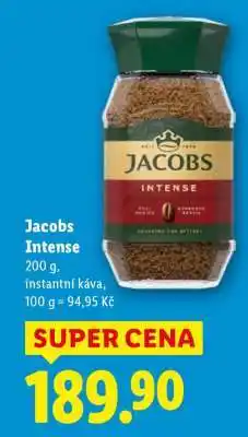 Lidl Jacobs Intense nabídka