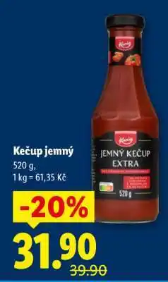 Lidl Kečup jemný nabídka