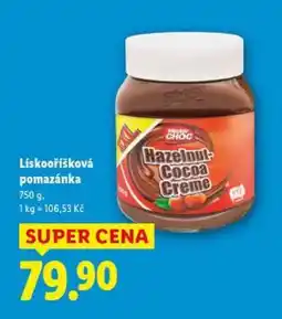 Lidl Lískooříšková pomazánka nabídka