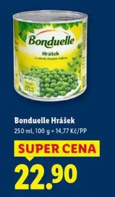 Lidl Bonduelle Hrášek nabídka