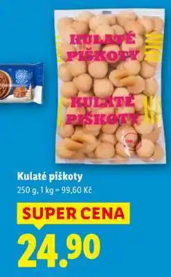 Lidl Kulaté piškoty nabídka