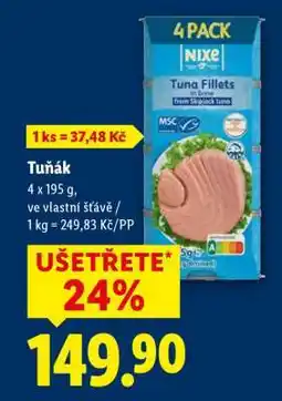 Lidl NIXE TUŇÁK nabídka