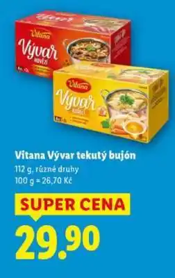 Lidl Vitana Vývar tekutý bujón nabídka