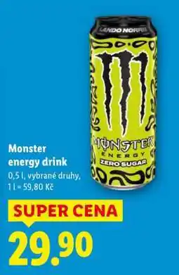 Lidl Monster Energy drink nabídka