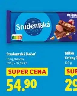 Lidl Studentská pečeť nabídka