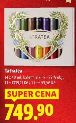 Lidl Tatratea nabídka