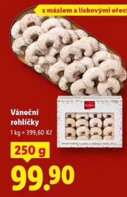 Lidl VÁNOČNÍ ROHLÍČKY nabídka