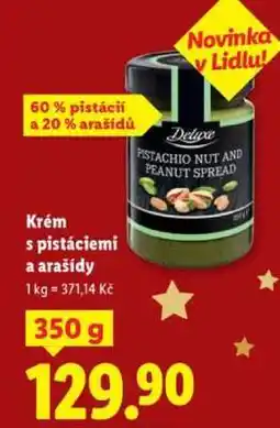 Lidl Deluxe Pistachio Nut and Peanut Spread nabídka