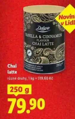 Lidl Chai latte nabídka