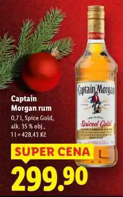 Lidl Captain Morgan rum nabídka