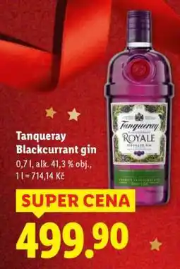 Lidl Tanqueray Blackcurrant gin nabídka