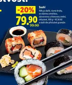 Lidl SUSHI nabídka