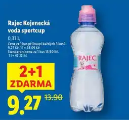 Lidl Rajec Kojenecká voda sportcup nabídka