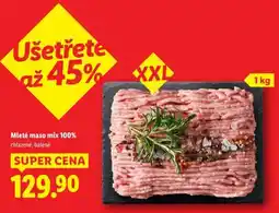 Lidl Mleté maso mix 100% nabídka