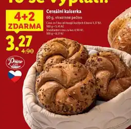 Lidl Cereální Kaiserka nabídka