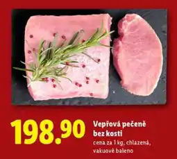 Lidl Vepřová pečeně bez kosti nabídka