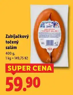 Lidl Zabijačkový točený salám nabídka