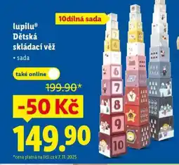 Lidl lupilu Dětská skládací věž nabídka