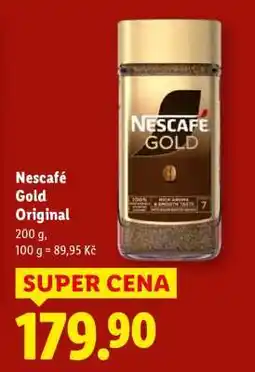 Lidl Nescafé Gold Original nabídka