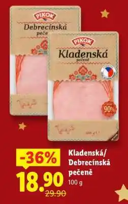 Lidl KLADENSKÁ / DEBRECÍNSKÁ PEČENĚ nabídka