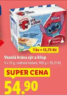 Lidl Veselá kráva Sýr a Křup nabídka