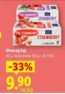 Lidl Ovocný čaj nabídka