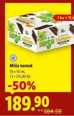 Lidl Míša nanuk nabídka