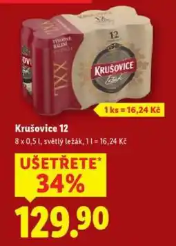 Lidl Krušovice 12 nabídka
