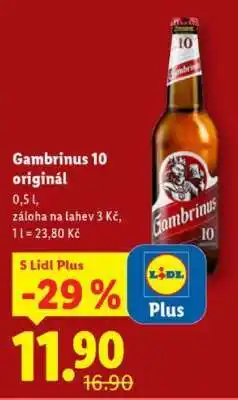 Lidl Gambrinus 10 Originál nabídka