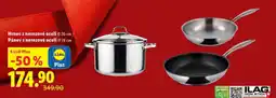 Lidl Hrnec z nerezové oceli Ø 20 cm / Pánev z nerezové oceli Ø 28 cm nabídka