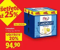 Lidl PILOS CAMEMBERT nabídka