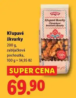 Lidl KŘUPAVÉ ŠKVARKY nabídka