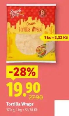 Lidl Tortilla Wraps nabídka