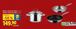 Lidl Hrnec z nerezové oceli Ø 16 cm / Pánev z nerezové oceli Ø 24 cm nabídka