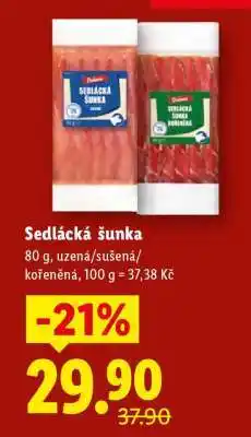 Lidl SEDLÁCKÁ ŠUNKA nabídka
