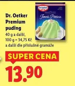 Lidl Dr. Oetker Premium puding nabídka