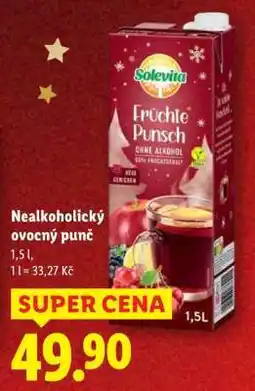 Lidl Solevita Nealkoholický ovocný punč nabídka