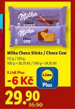 Lidl Milka Choco Sticks / Choco Cow nabídka