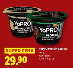 Lidl YoPRO Protein puding nabídka
