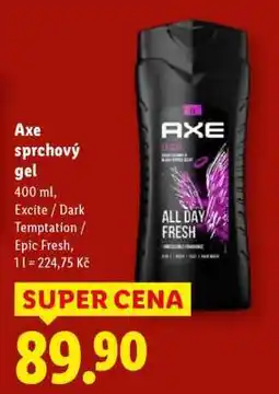 Lidl Axe sprchový gel nabídka