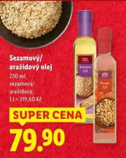 Lidl Sezamový/arašídový olej nabídka