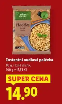 Lidl Vitasia Instantní nudlová polévka nabídka