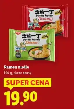 Lidl RAMEN NUDLE nabídka
