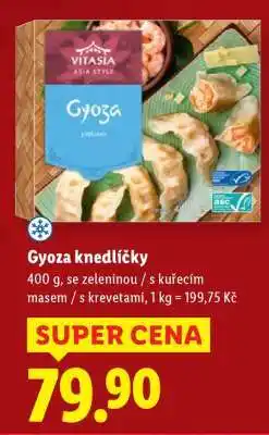 Lidl Gyoza knedlíčky nabídka